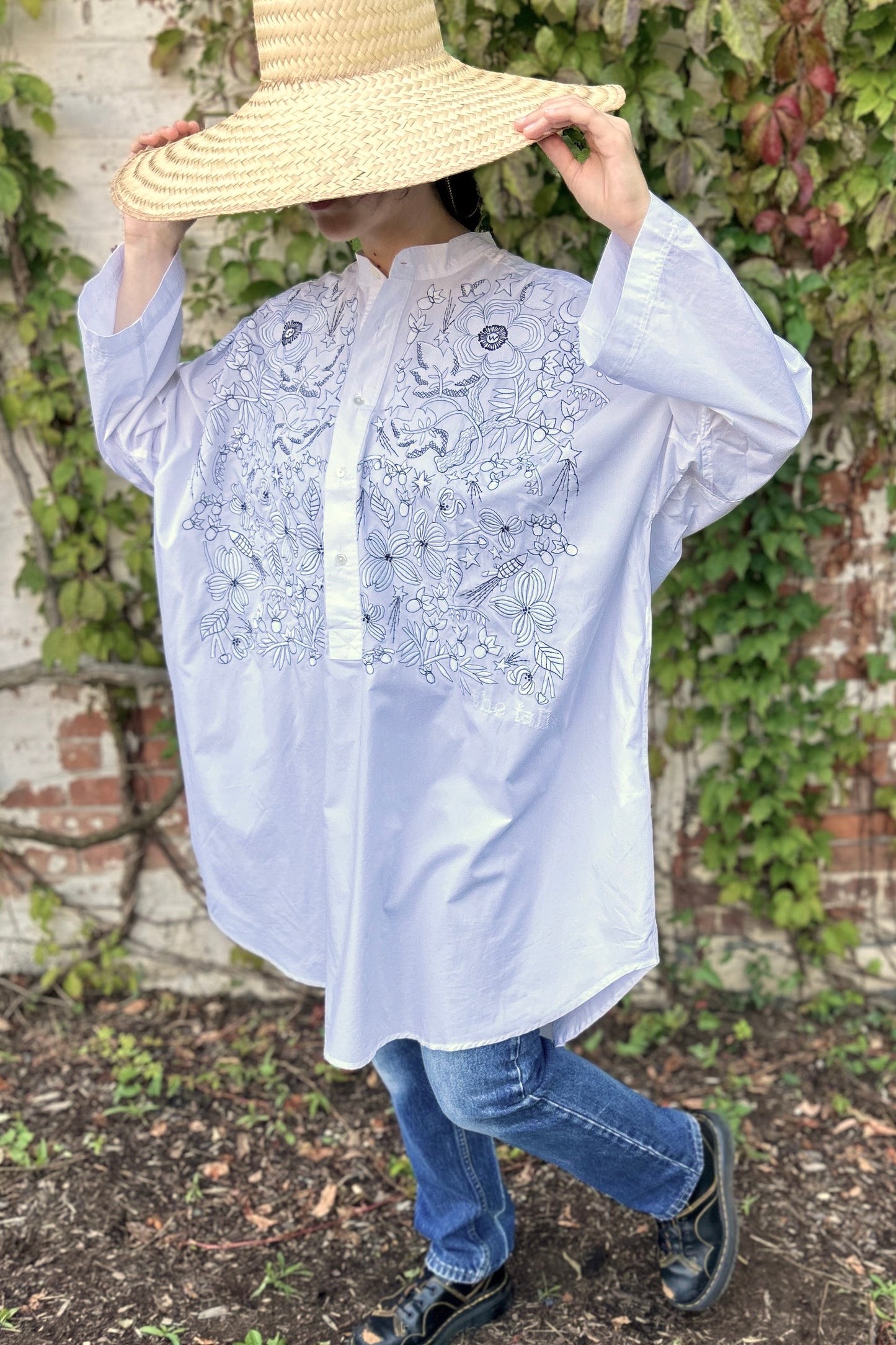 "Dogwood" Short Kaftan