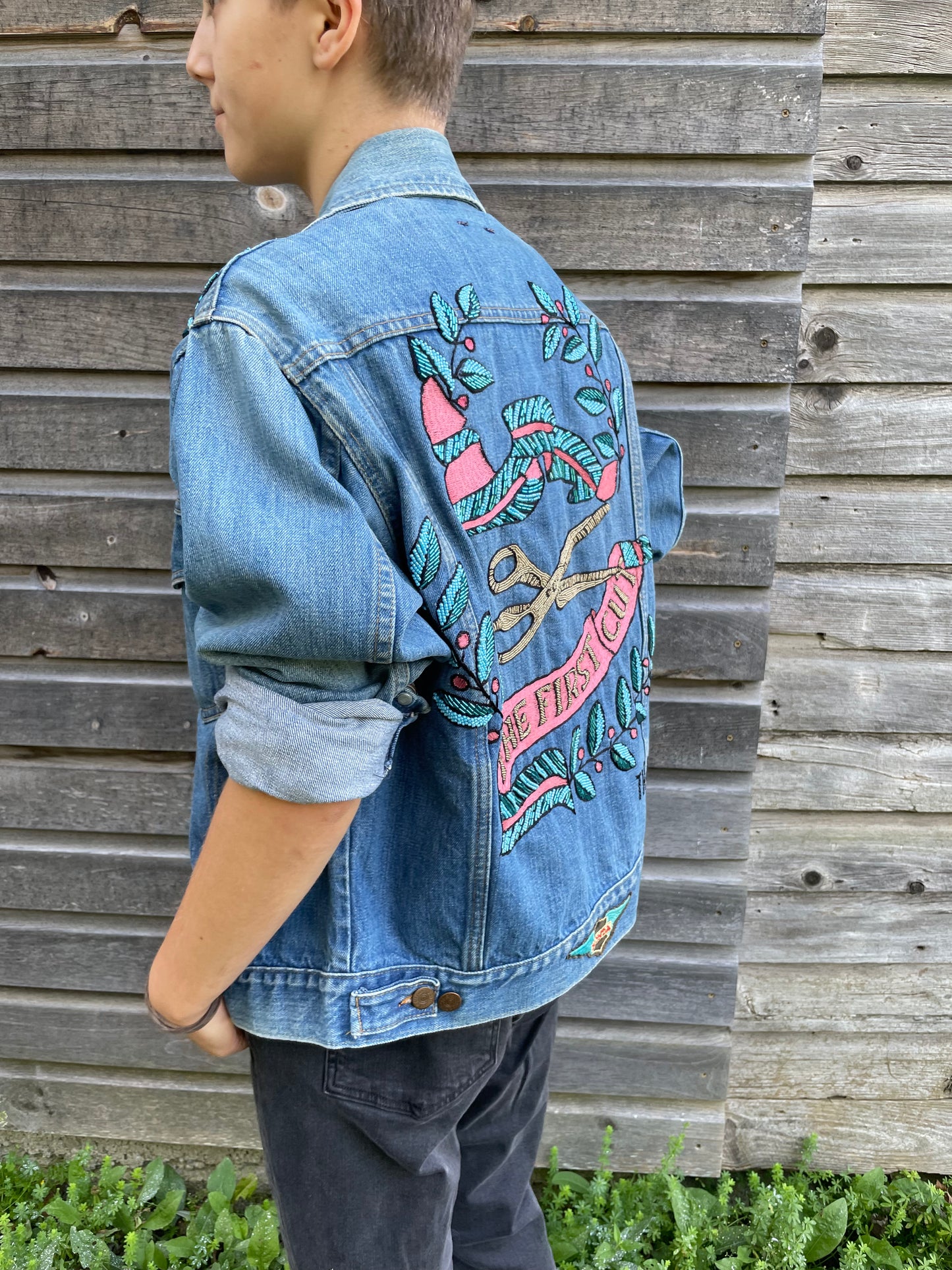 "The First Cut" Denim Trucker