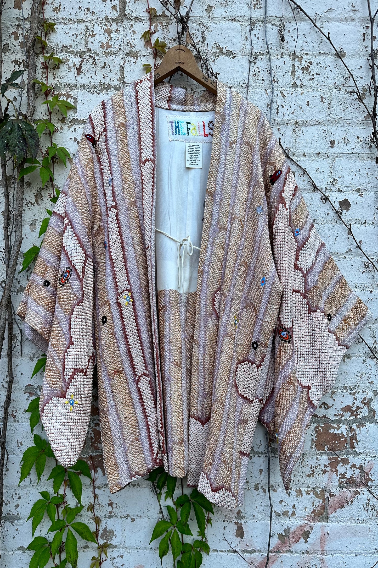 "Lost in Space" Haori- Bark Shibori