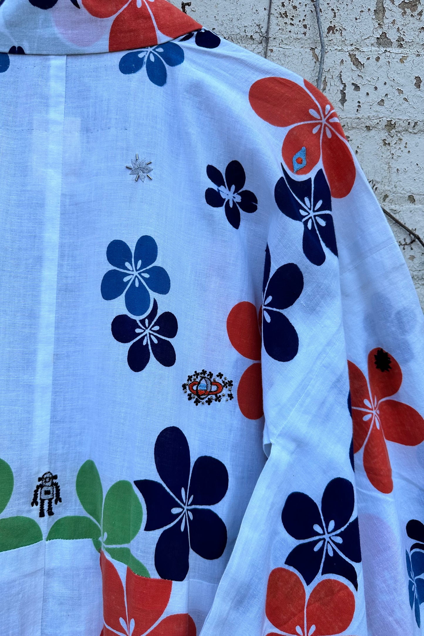 "Lost in Space" Kimono- Seventies Poppies