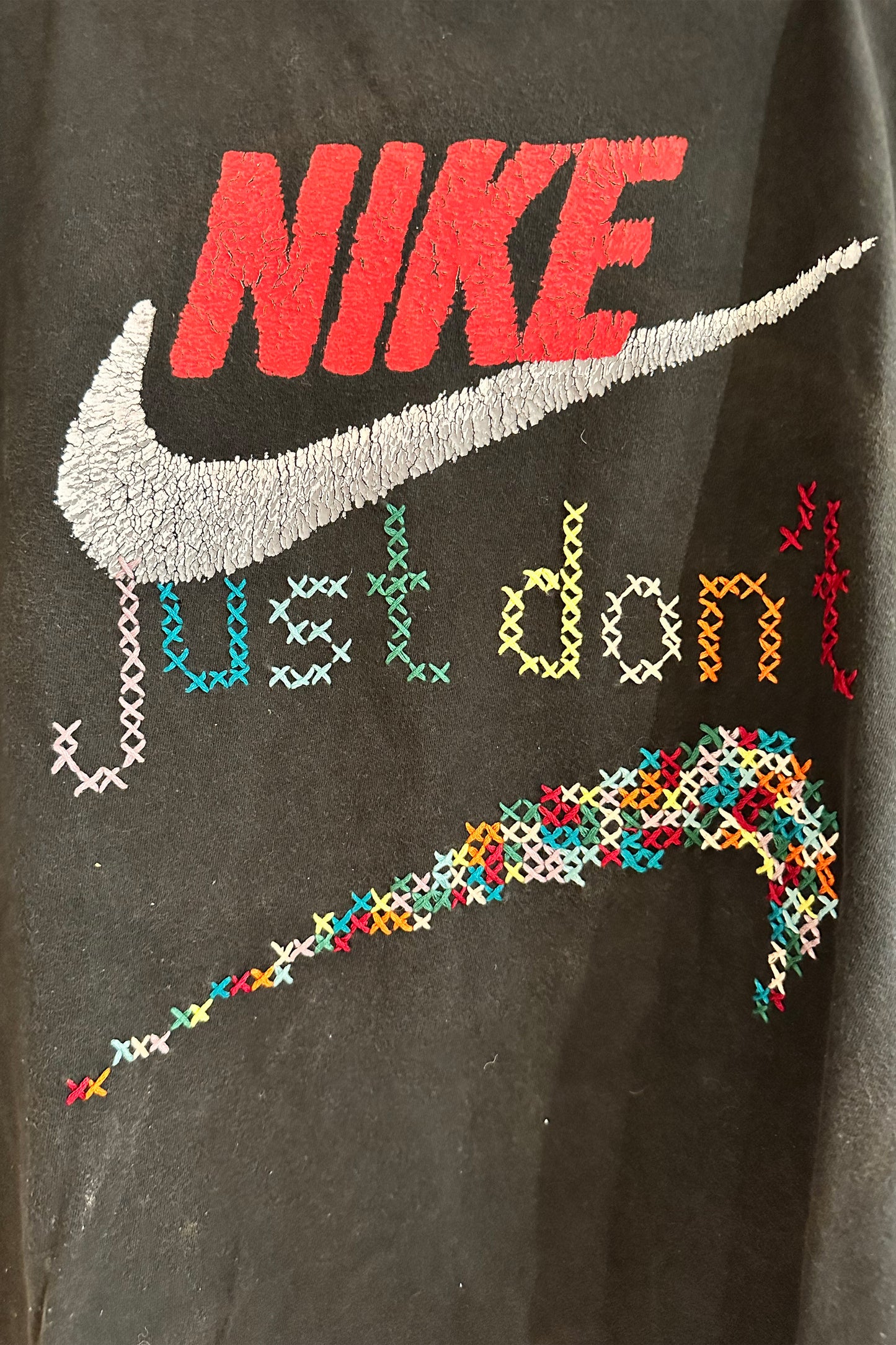 "Just Don't" Nike T-Shirt - Graphic/Multi