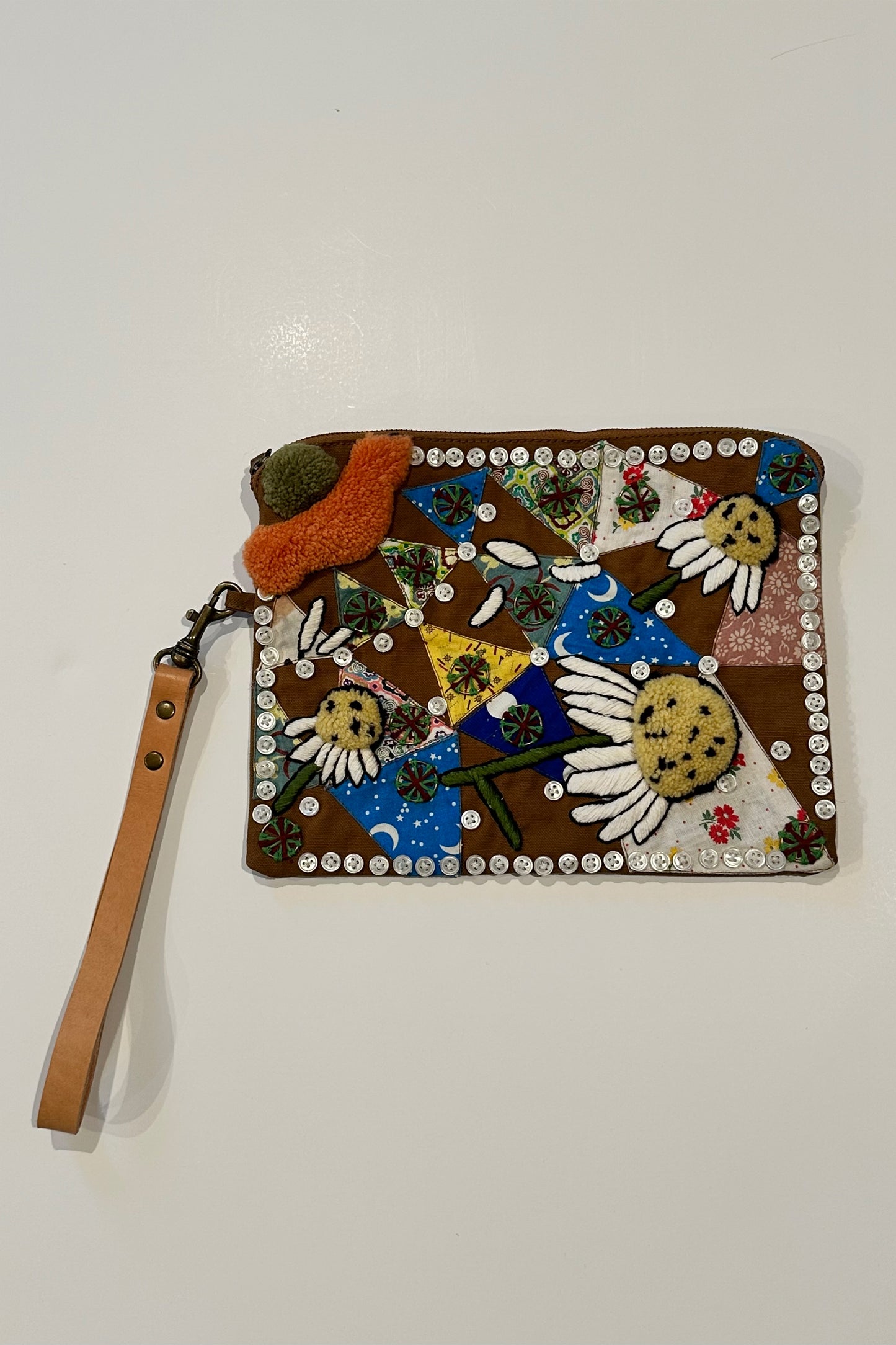 "Tufted Daisy" Pouch