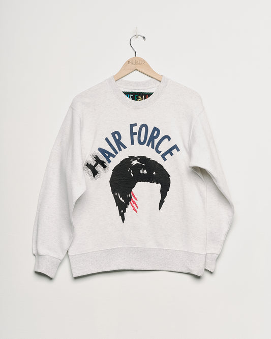 "Hair Force" Embroidered Sweatshirt