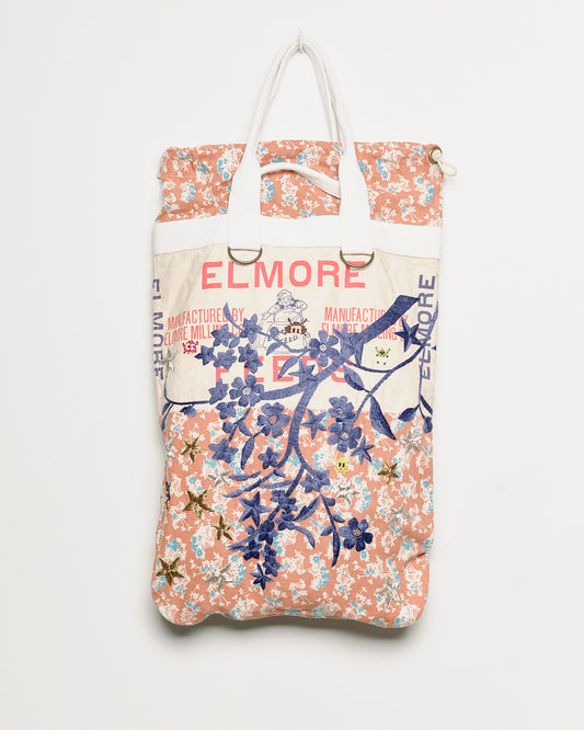 "Cherry Blossom" Feed Sack Tote