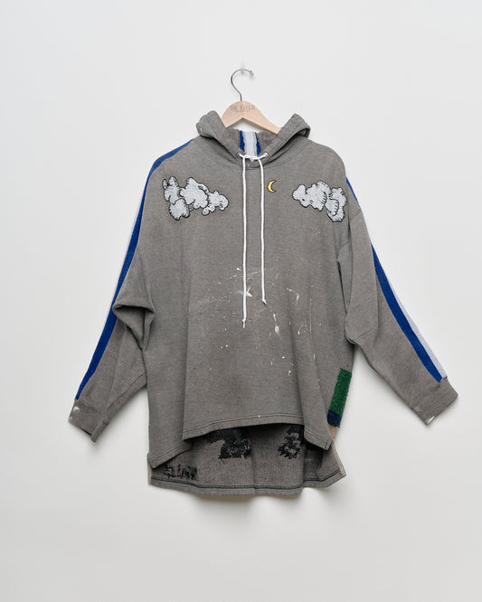 "Moonrise Kingdom" Hoody with 2 color stripes
