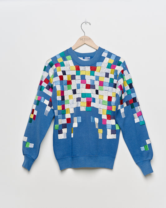 Ellsworth Geo Sweatshirt - Cobalt