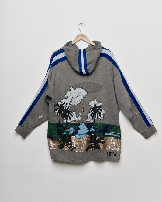 "Moonrise Kingdom" Hoody with 2 color stripes