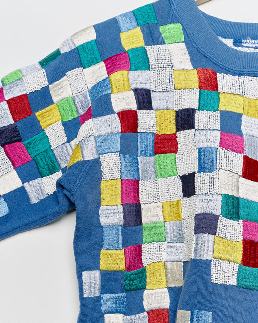Ellsworth Geo Sweatshirt - Cobalt