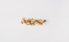 Vintage gold pin, front view 