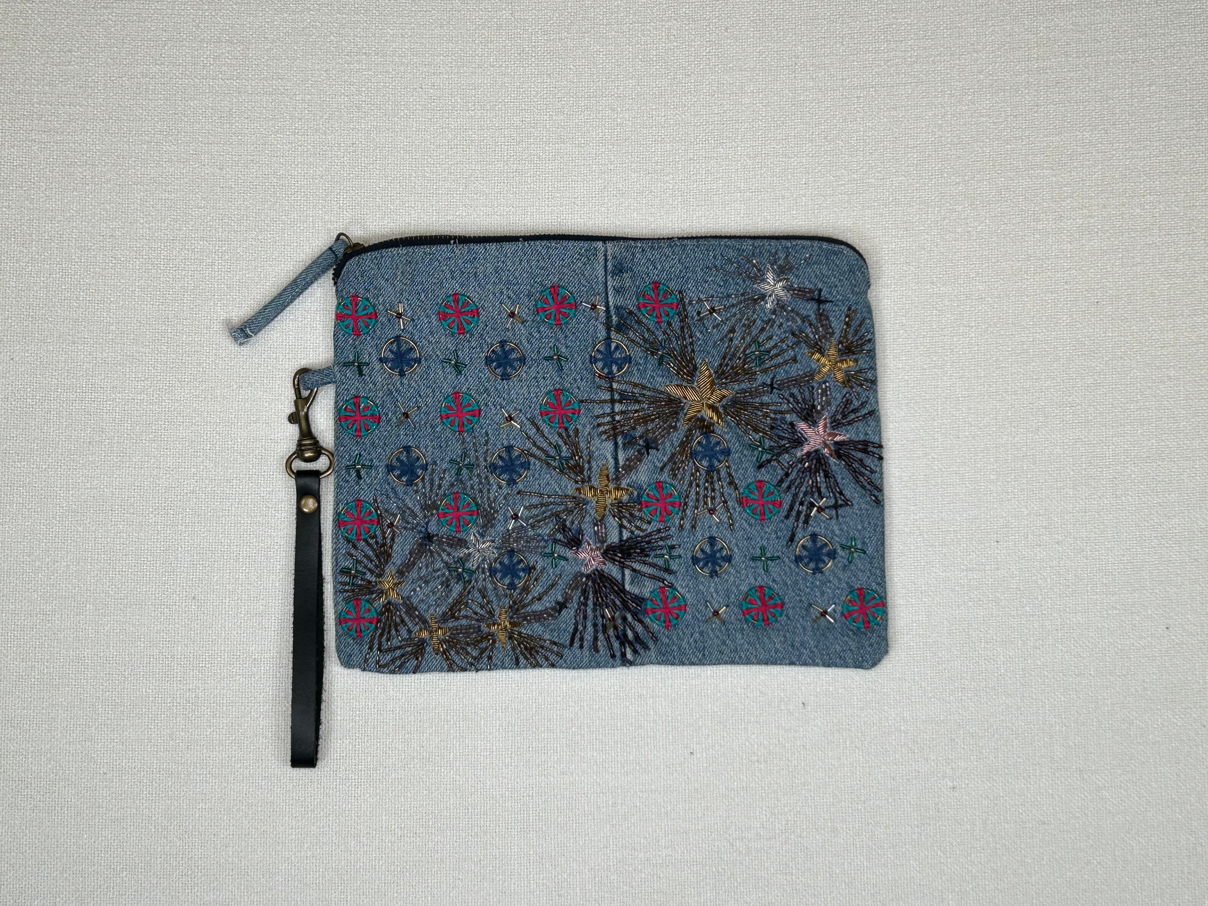 ●Fallett● Asymmetric bag denim light blue FA2401BG12BL Fendigraphy Small Fabric Blue | Fendi