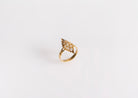 Vintage diamond ring, front view