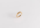 Vintage diamond ring, front view 