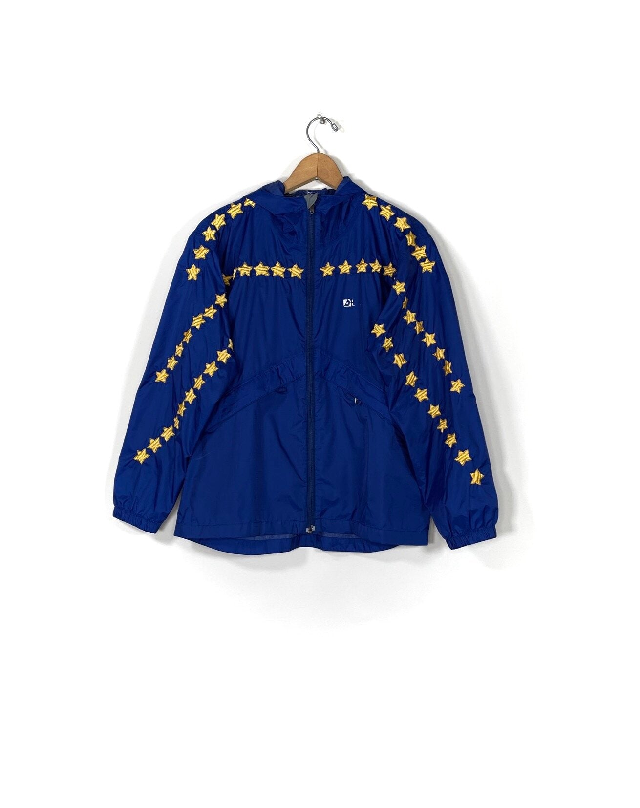 "Leader of the Pack" Track Jacket - Blue/Yellow
