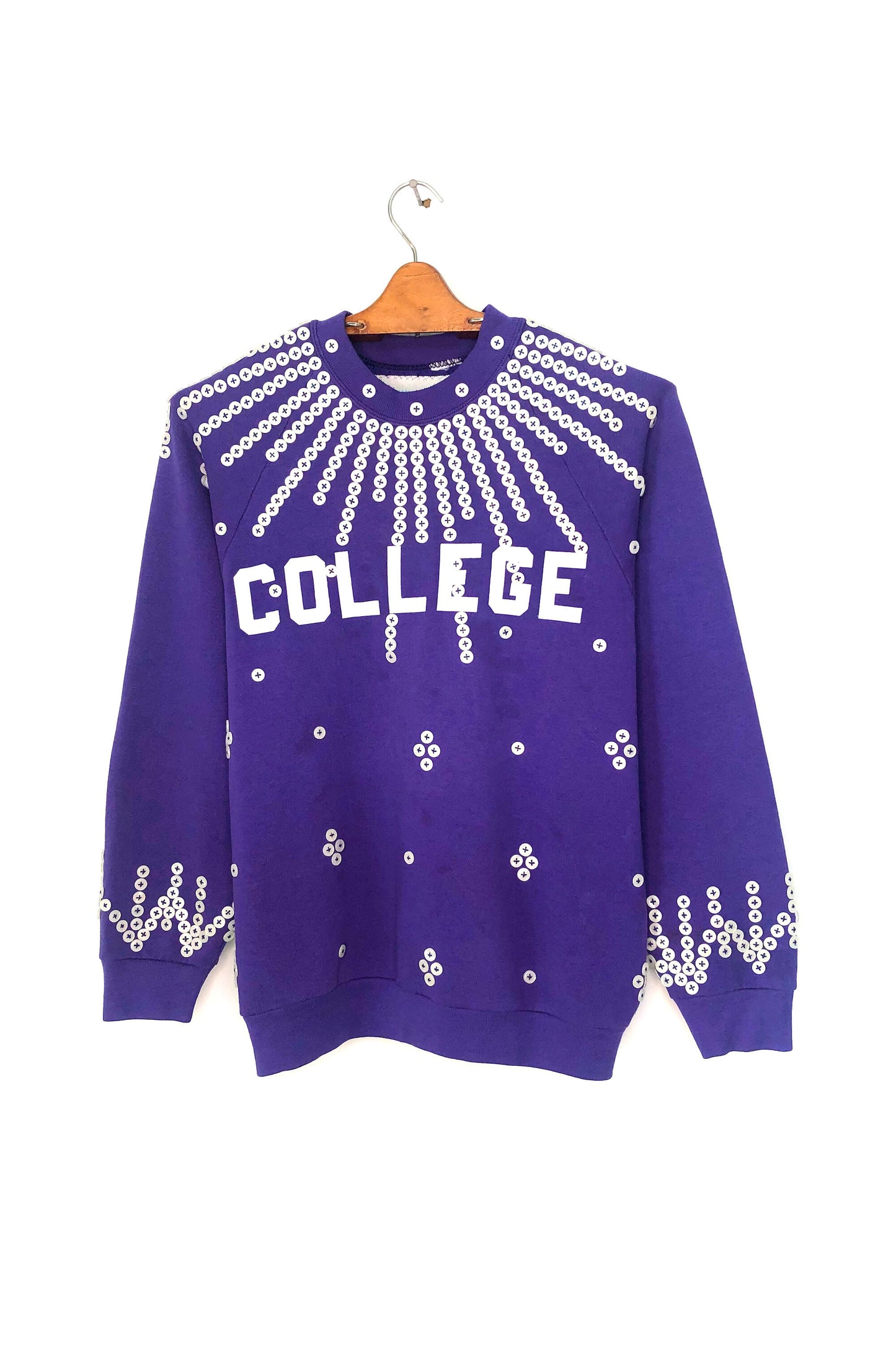 "Pearlie Sunray" College Sweatshirt - Graphic/Pearls