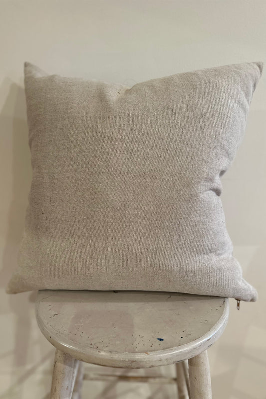 "Watch Your Belongings" Pillow - Natural/Multi