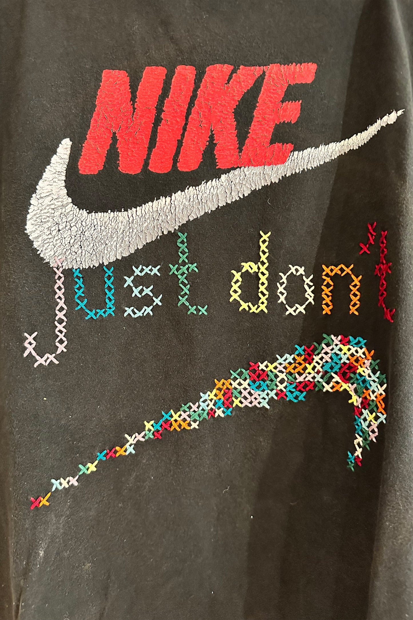"Just Don't"  Nike T-Shirt - Graphic/Multi