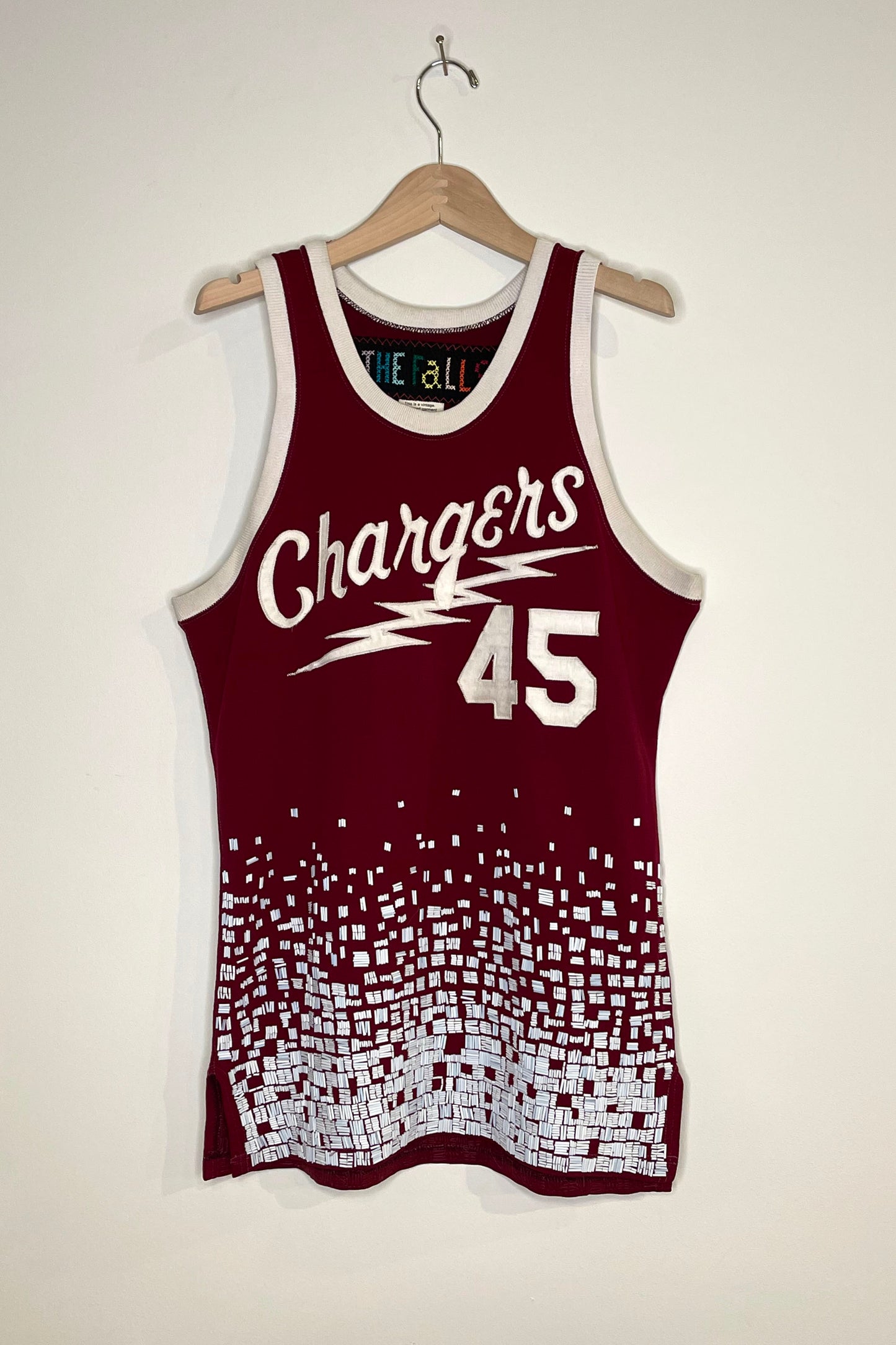 "Ombre" Chargers 45 Tank - Graphic/Beads