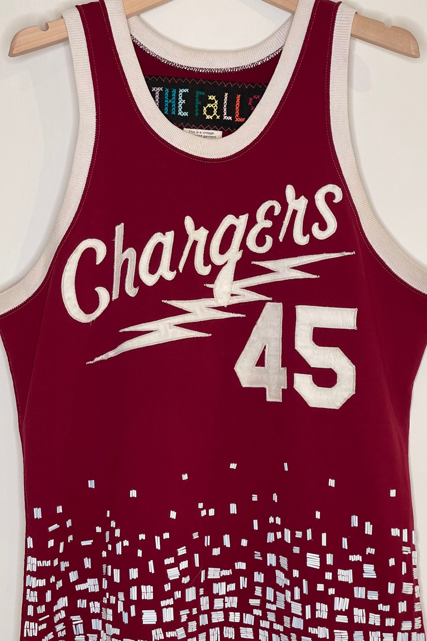 "Ombre" Chargers 45 Tank - Graphic/Beads