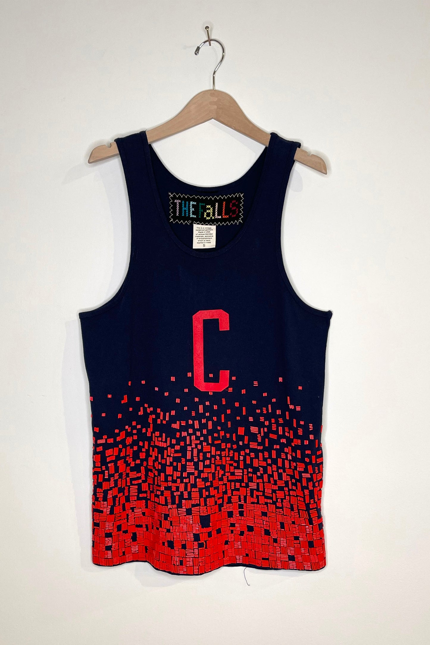 "Ombre" C Tank - Graphic/Beads