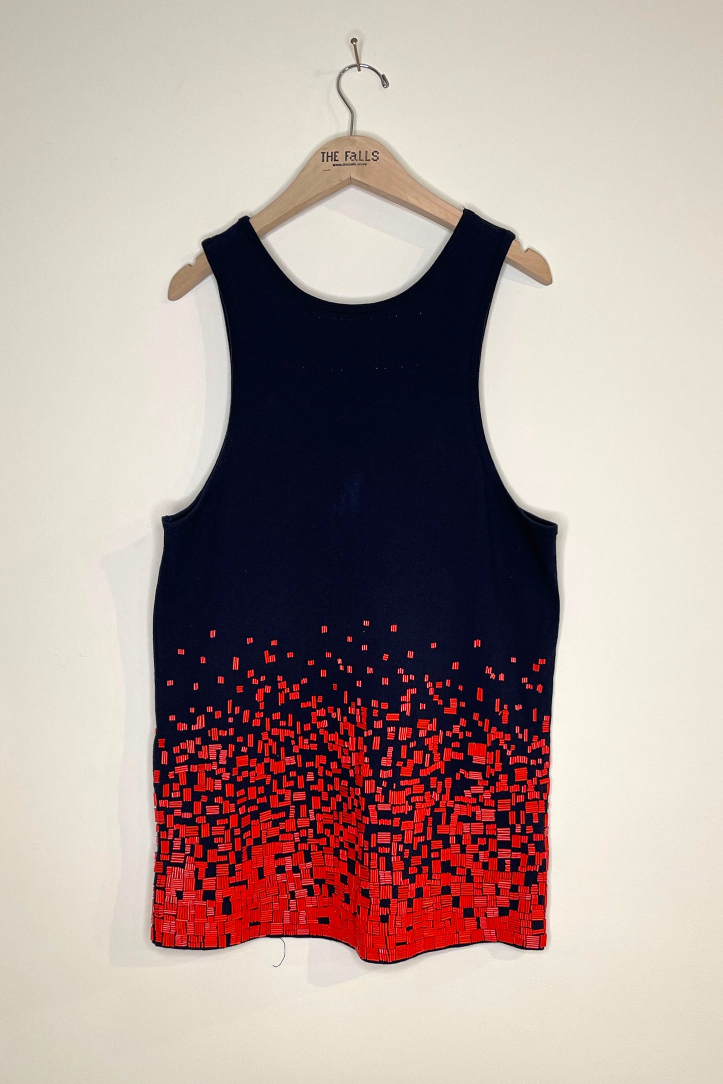 "Ombre" C Tank - Graphic/Beads